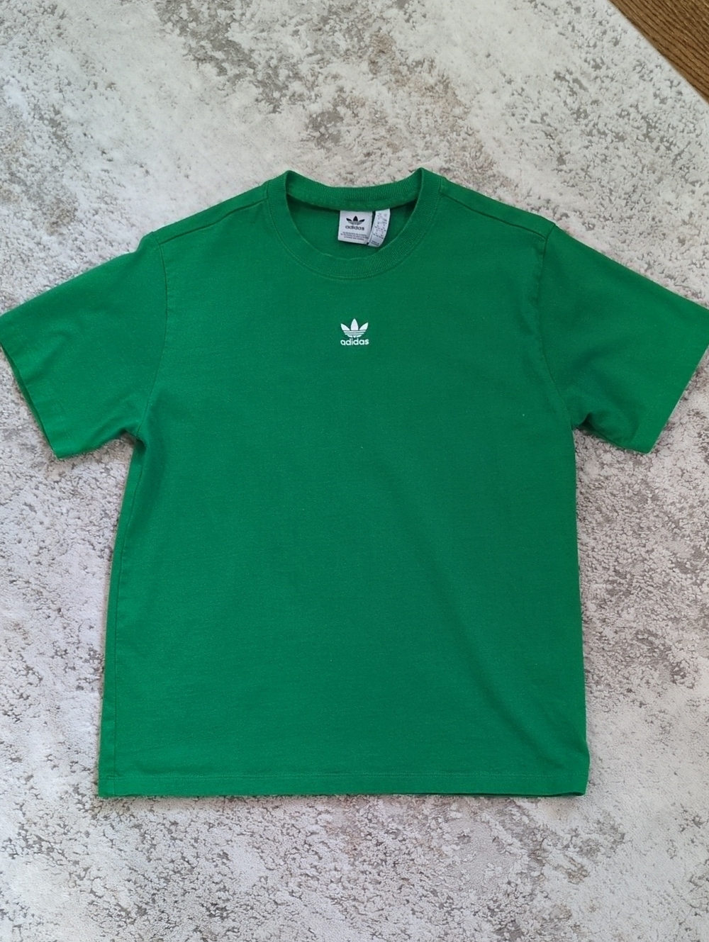 (NEW) Adidas Women's Lime Green Cotton Tee - M